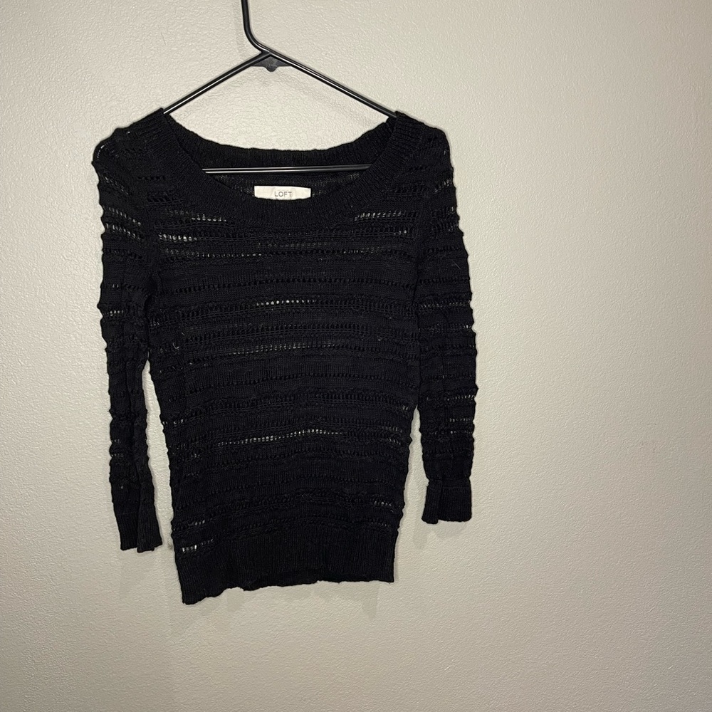 Loft size xs sweater Black